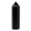Ludom Obsidian Crystals Tower, Black Obsidian Crystal Stone, Natural Hexagonal