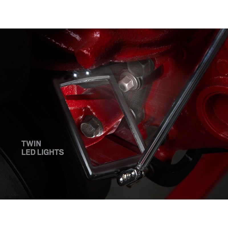 Ailenyun Telescoping Lighted Inspection Mirror，Telescoping LED Lighted Flexible Inspection Mirror