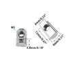 Odinest 2020 Series M5 T Slot Nuts Roll-in Spring Ball