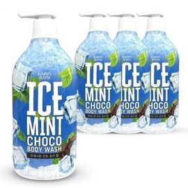 Happy Bath Refreshing Ice Mint Choco Cooling Body Wash 900g 4pcs / 해피바스 시원한 아이스 민트 초코 쿨링 바디워시 900g 4개