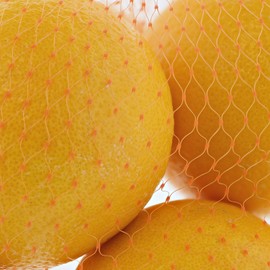 Royal Orange Plastic Mesh Produce and Seafood Bag, 24 Inch, Package of 1000