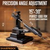 Knife Sharpener System with Precision Angle Adjustable - 7 Whetstones