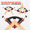 Eewudwok Multi Angle Degree Corner Clamps, Adjustable 30-90 Degrees Sawing