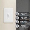 TayMac Masque Revive White Wall Plate Cover Electrical Outlet Switch