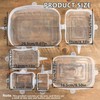 12 Pcs Rectangular Silicone Food Covers, 6 Sizes Reusable Leftover