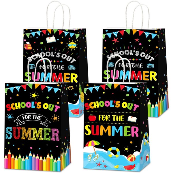CHUNNIN 12pcs End of School Year Party Gift Bags Class