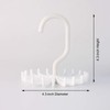 Z ZICOME 3 Pack Twirl Ties Rack Closet Organizer Tie