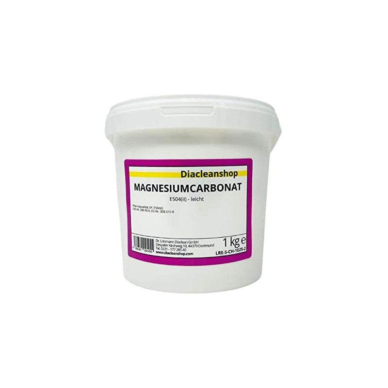 Magnesia Chalk Magnesiapulver Magnesiumcarbonat - Pharmaqualität - 1kg