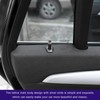 YTFRL 4PCS Car Door Lock Knobs, American Flag Carbon Fiber