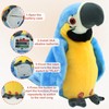 Surplex Electric Talking Parrot Toy, Voice Repeat and Singing in