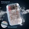 MAXIMUMCATCH Maxcatch Two-Sided Waterproof Fly Box Easy Grip Foam Jig
