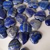 Loveliome 4 Pcs Natural Lapis Lazuli Love Heart Palm Stone