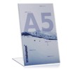 VITAdisplays® DIN A5 Table Stand, L Stand, Advertising Stand, Oblique,