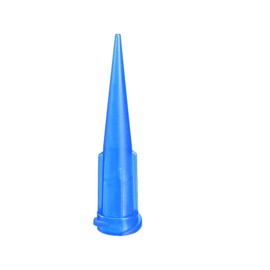 Recogwood 100Pcs 22ga x 1.26 Inches Industrial Blunt Tip Plastic Tapered Tip Dispensing Fill Needle, Blue