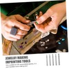 OHPHCALL 5pcs Imprinter for DIY Jewelry Craft Durable Stamping Tools
