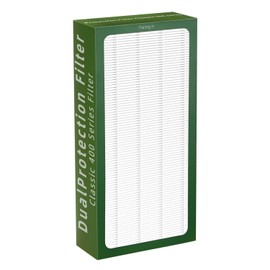 Amboseli Classic 400 Series/Tio2 Treated DualProtection Filter Replacement Compatible with BLUEAIR Classic 400 Series Air Cleaner Purifiers, 480i, 402, 403, 405, 410, 450E, 455EB