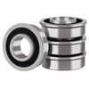 XiKe 4 Pack Flanged Ball Bearing ID 1/2" x OD