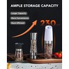 [Upgraded 9 Oz] FORLIM Gravity Electric Salt and Pepper Grinder