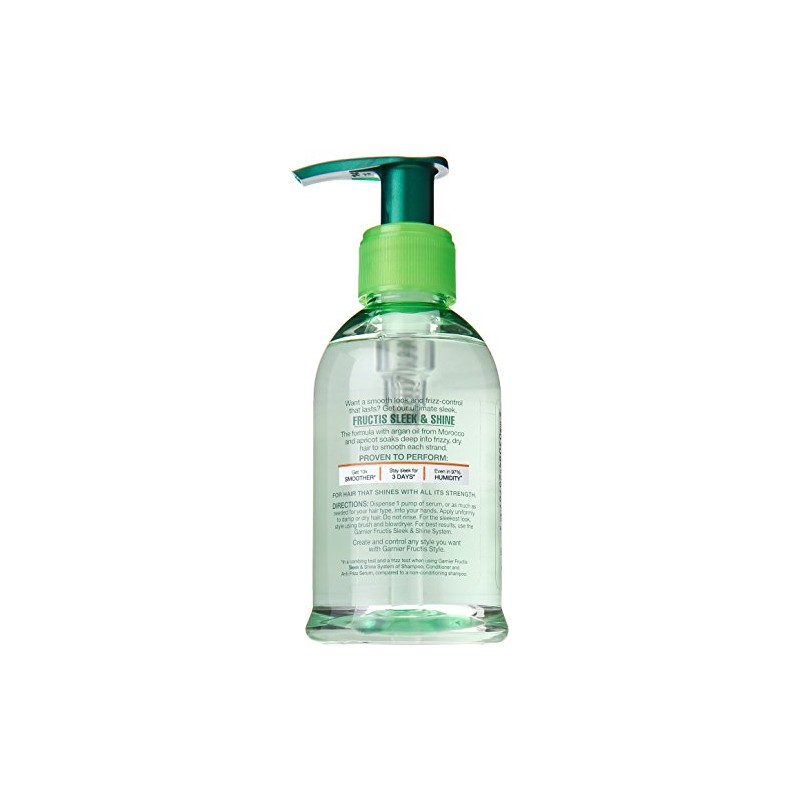 Garnier Fructis Sleek & Shine Anti-Frizz Serum, Frizzy, Dry, Unmanageable