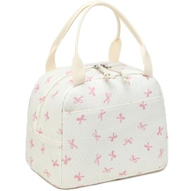 Bluboon Lunch Bag for Women Men Cute Corduroy Lunch Tote Bags Reusable Insulated Lunch Box Large Capacity Reusable Insulated Cooler for Work Picnic or Travel