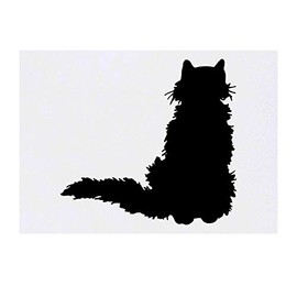 'Fluffy Cat' Temporary Tattoo - Water Resistant, Skin-Safe, Non-Toxic Transfer (TO00020986)