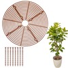 SGYUNQ Plant Pot Grid Soil Protector Covers Cuttable Flower Protector