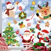 9 Sheets Christmas Window Stickers,PVC Static Snowflake Window Decals,207PCS Xmas