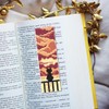 FREEBLOSS Set of 6 Cross Stitch Bookmarks Stamped Cross Stitch