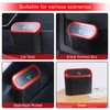 Accmor Car Trash Can with Lid, 2 Packs Mini Vehicle