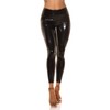 Koucla Glossy Latex Look Leggings L/XL, Black, black