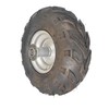 GoPowerSports Mini Bike 145x70-6 Rear V-Tread Tire & Wheel Assembly,