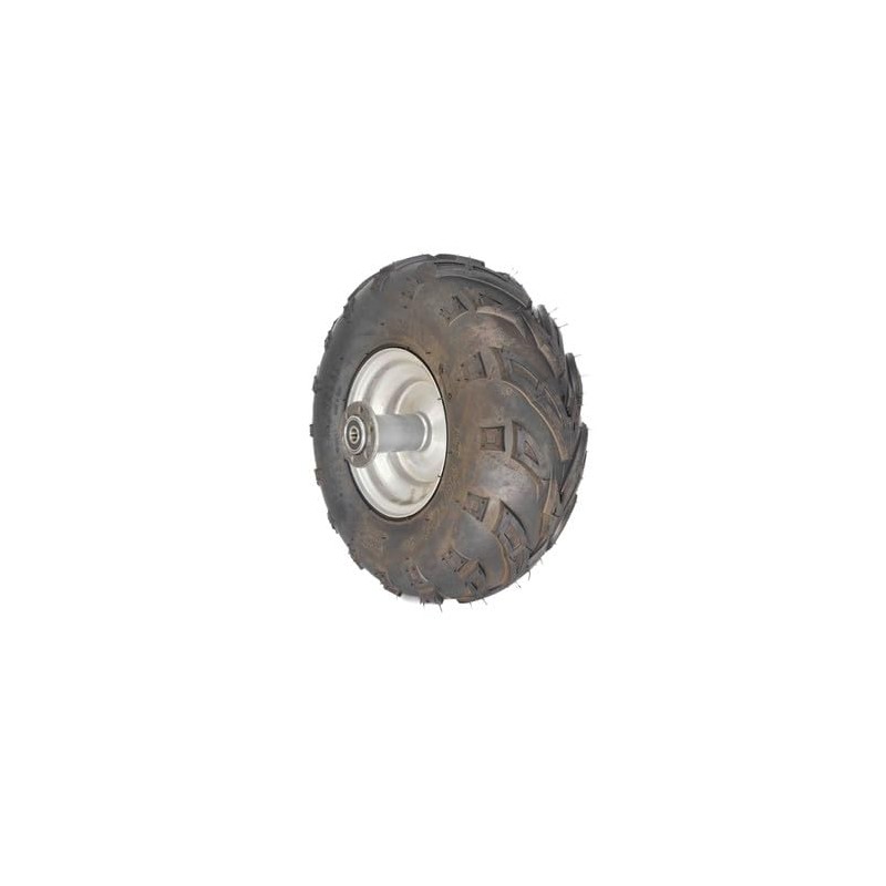 GoPowerSports Mini Bike 145x70-6 Rear V-Tread Tire & Wheel Assembly,