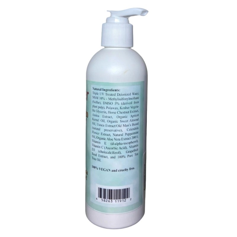 Sun Star Organics Peppermint Liniment MSM Lotion - 8 fl