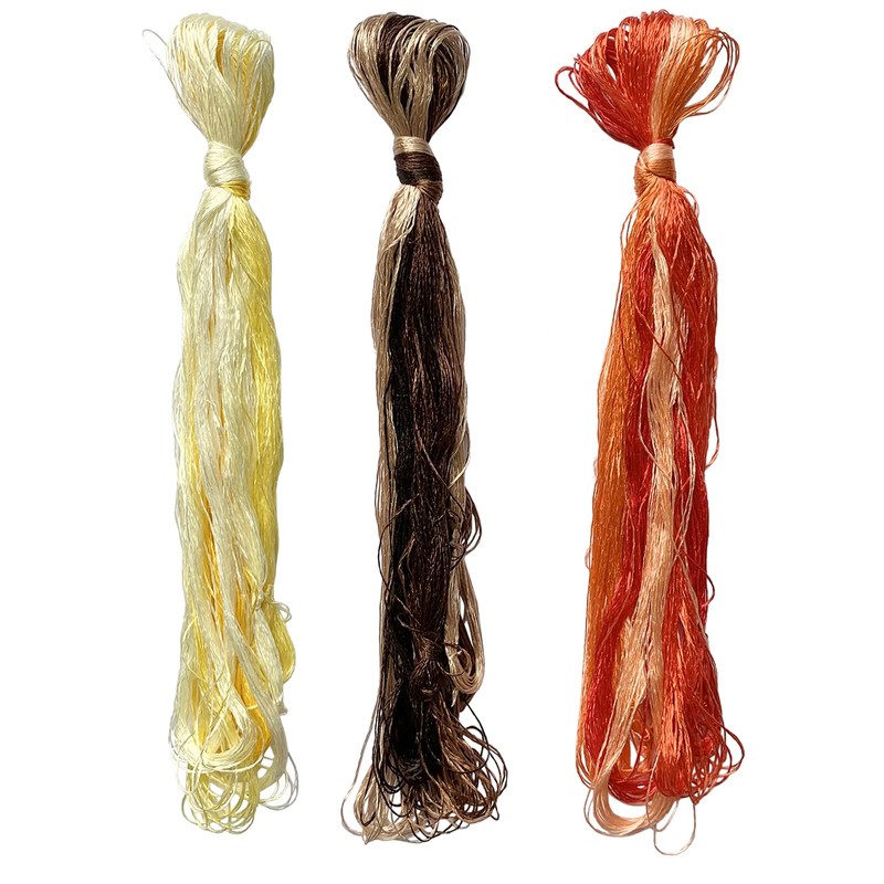 levylisa 12 Skeins Mulberry Silk Floss Embroidery Thread Floss-Cross Stitch