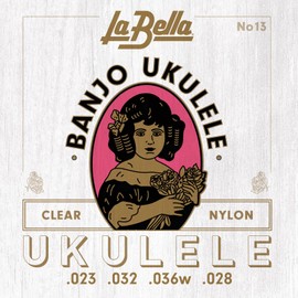 La Bella 13 Red String Set for Ukulele Banjo