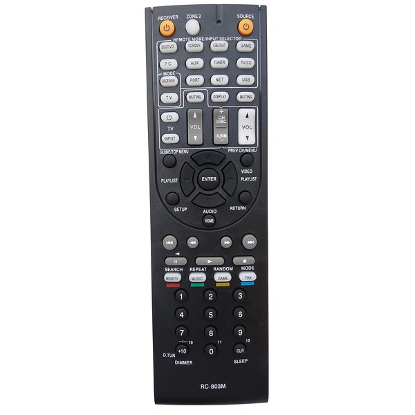 Universal Remote Compatible for ONKYO RC-803M TX-NR609 TX-NR609B HT-S7409 HT-S8409