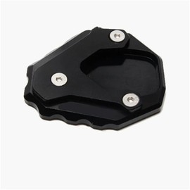 CNC Machined Side Stand Extension Plate For Honda NX500, NX 400 (2024-2025)(Black-NOLOGO)