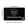 RFID Blocking Card for Wallet - Slim NFC Protector for