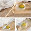 BSITSSS 6 Pieces Spoons Reusable, Pure Colour Teaspoons, Dessert Spoons