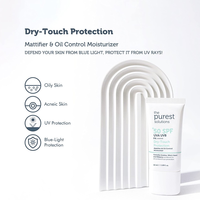 The Purest Solutions Dry-Touch (Mattifying & Fat Regulating Moisturising Cream