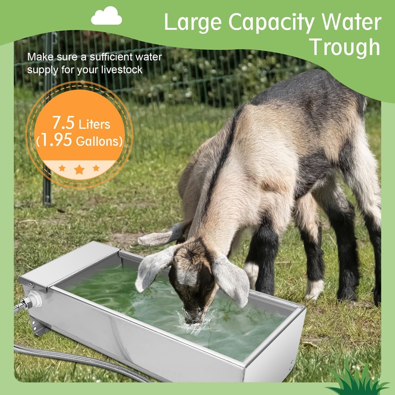 Stainless Steel Cattle Drinking Bowl, Horse Cattle Drinker, Automatic Drinking