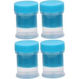 Limpiador de pinzas Wedhapy 4 pinzas de 25 ml con bola esponja herramienta limpieza para rizador pestañas