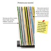 MÖNKE Premium Vinyl Record Holder - a Mid-Century Style Record