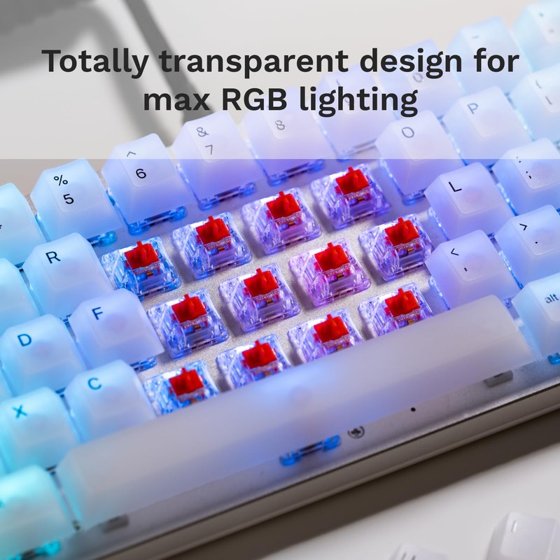 Glorious Fox Linear Mechanical Switches for Mechanical Keyboards: 110 PCS,