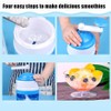 Manual Ice Shaver Crusher Shredding Snow Cone Maker Machine Create