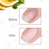 Gena Nail Brite Whitening Scrub with Brush, Cleans Conditions &