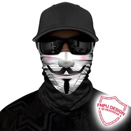 TERNNK Seamless Neck Gaiter Shield Scarf Bandana Face Mask Seamless UV Protection for Motorcycle Cycling Riding Running Headbands (clown)