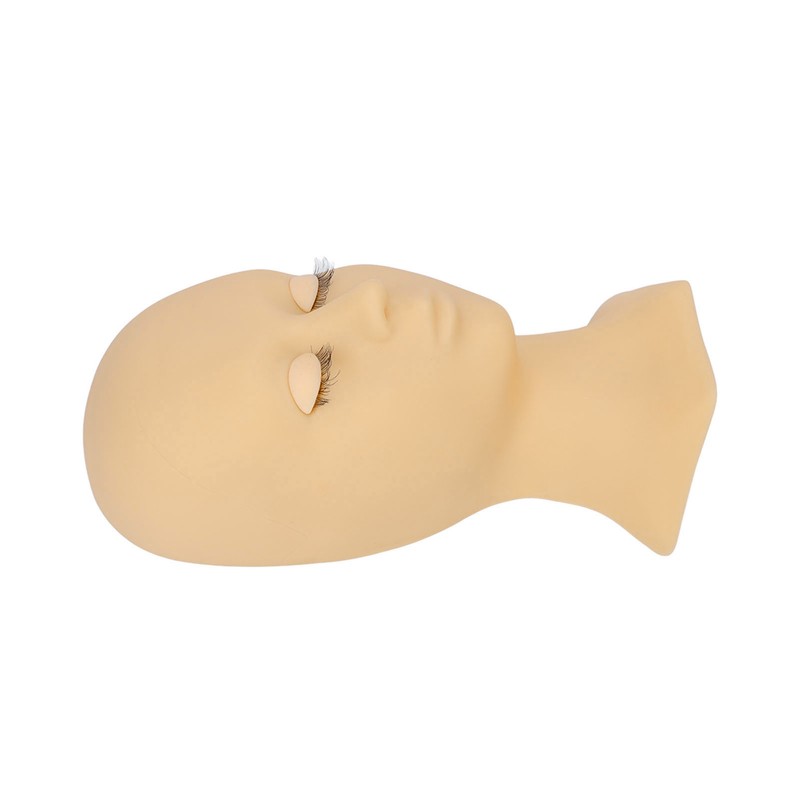 Eyelash Mannequin Head High Simulation Elastic Washable Soft Silicone Makeup