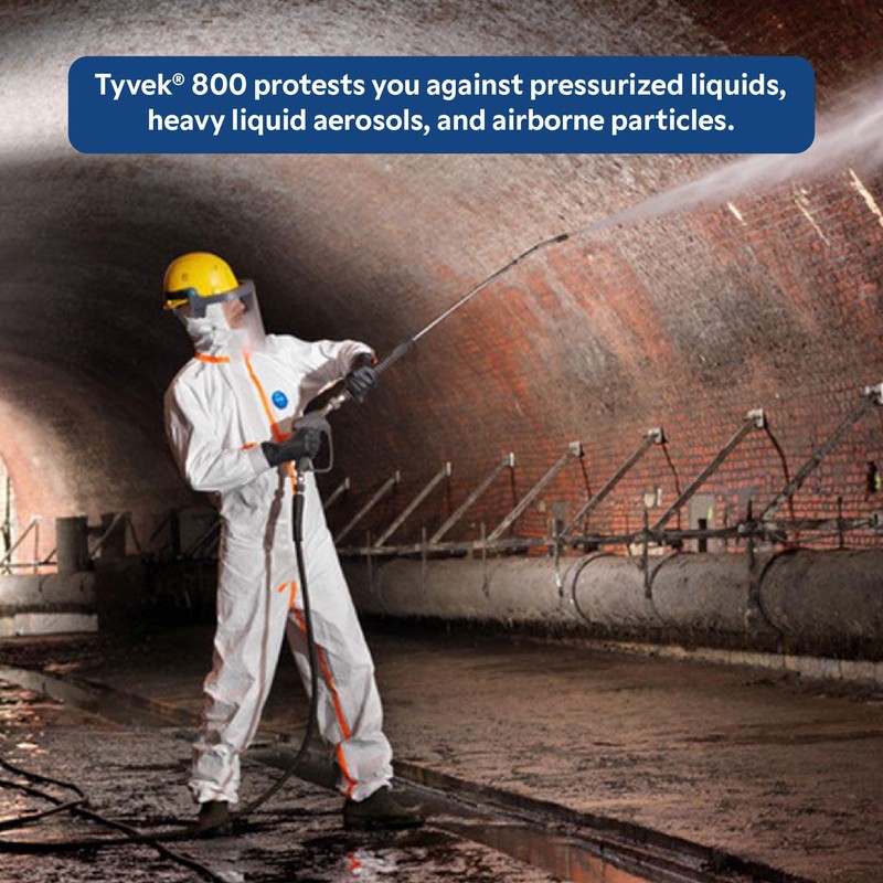 IsoClean DuPont Tyvek IC501B Sleeve, White, Universal Size (Pack of