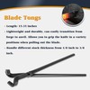 V-SEK Blacksmith Tongs Knife Making Tongs Set V-Bit Blade Tongs,